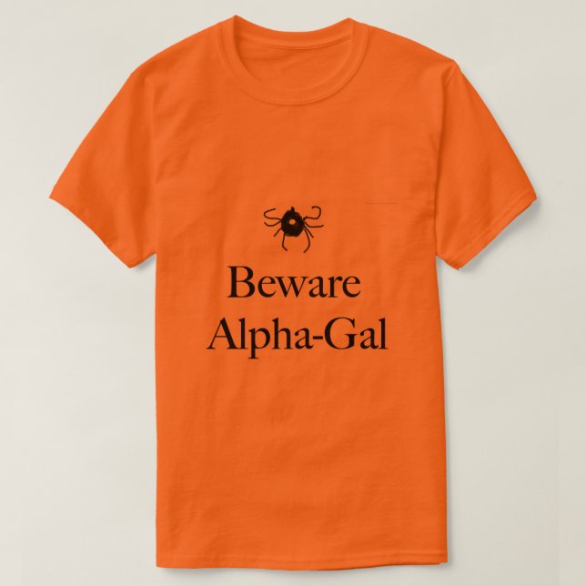 Men's Alpha-Gal T Shirt (Design Front)