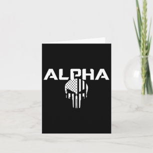 Mens Alpha - Gym Fitness Workout Bodybuilding Moti Card