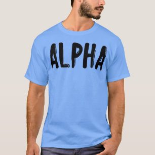 Mens ALPHA Gym Fitness Workout Bodybuilding Motiva T-Shirt