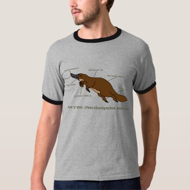 Mens Amazing Platypus Shirt (Front)