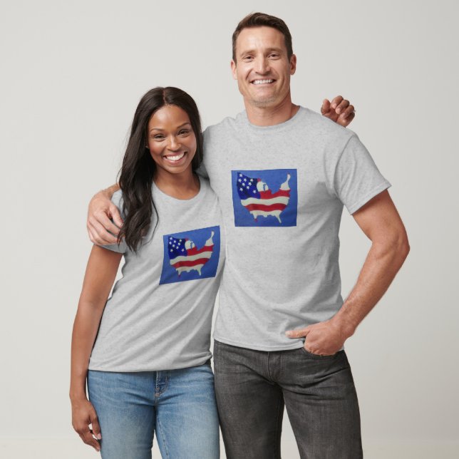 Men's American Apparel Fine Jersey V-neck T-shirt (Unisex)