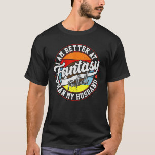 Mens American Football Season Party Fantasy Draft T-Shirt