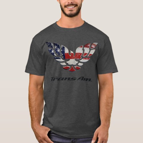 Mens American Muscle  Pontiac Firebird Trans Am  T_Shirt