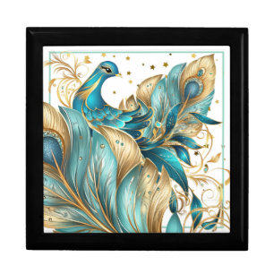 Men's and Women's Peacock Jewerly Box