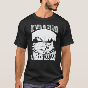 Mens Angler Pawpaw Angling Fishing Grandpa Fisherm T-Shirt