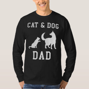 Mens Animal  Fathers Day Paw Love Dog Cat Kitten P T-Shirt