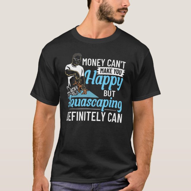 Mens Aquarium Cleaner Aquarium Outfit Fish Aquariu T-Shirt (Front)