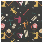 Mens Archery - Boys Bow n Arrow Abstract Art Fabric