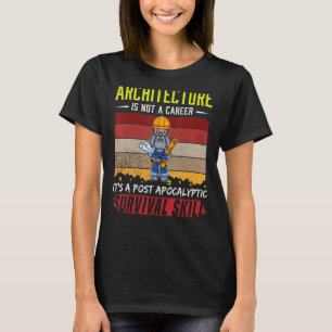 Mens Architect Not A Career Technical Drawer Draft T-Shirt