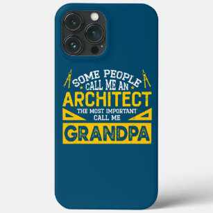 Mens Architecture Dad Grandpa Architect  iPhone 13 Pro Max Case