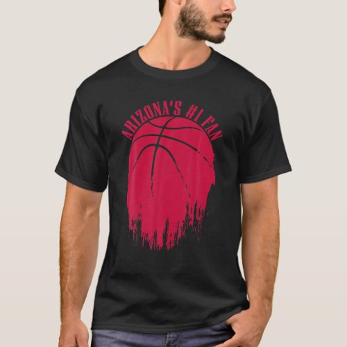 Mens Arizona Basketball Copper State Womens Kids W T_Shirt