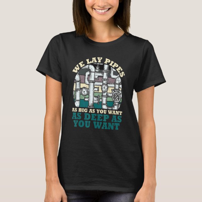 Mens As Big As You Want As Deep As You Want  Plumb T-Shirt (Front)