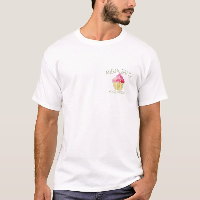 Men's Audra Bakes KBC T-shirt Pocket Placement (Front)