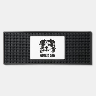 Mens Aussie Dad - Australian Shepherd Dog Dad Bar Mat