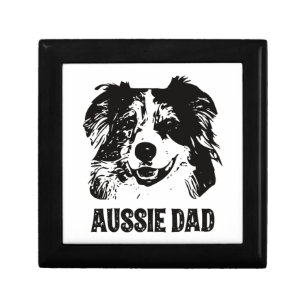 Mens Aussie Dad - Australian Shepherd Dog Dad Gift Box