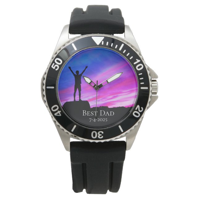 *~* Men's Award Graduation Retirement Freedom Dad Watch (Front)