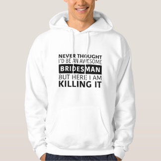 Mens Awesome Bridesman Hoodie