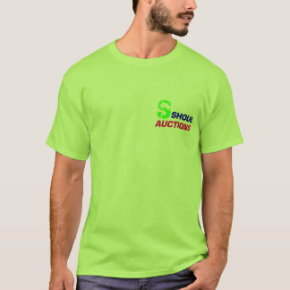 Men's Back Logo T Shirt, Lime T-Shirt