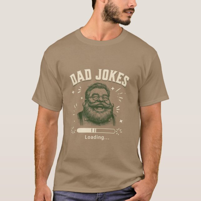 Men's "Bad Jokes" Sinister Laugh T-Shirt - Gritty  (Front)