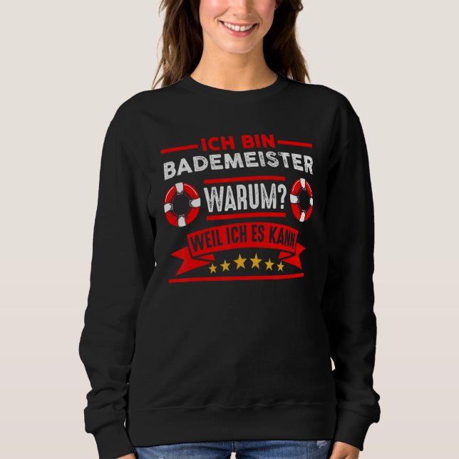 Mens Bademeister Grandpa Like A Normal Grandpa Sweatshirt (Front)