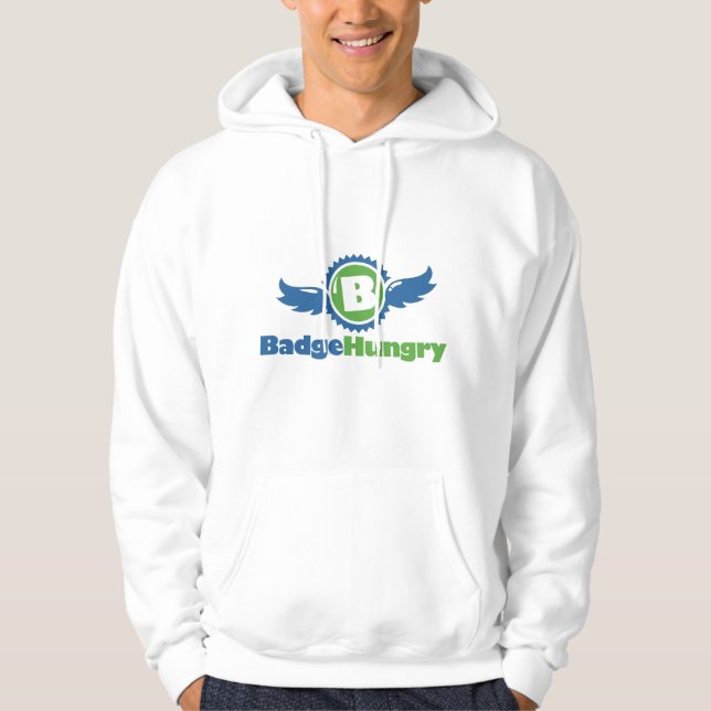 Men's BadgeHungry Hoodie (Front)