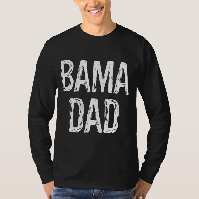 Mens Bama Dad Southern Father's Day Alabama  T-Shirt (Front)