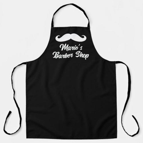 Mens barber shop apron for haircuts and shaves