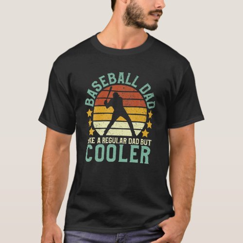 Mens Baseball Dad Baseball Player Fan Funny T_Shirt