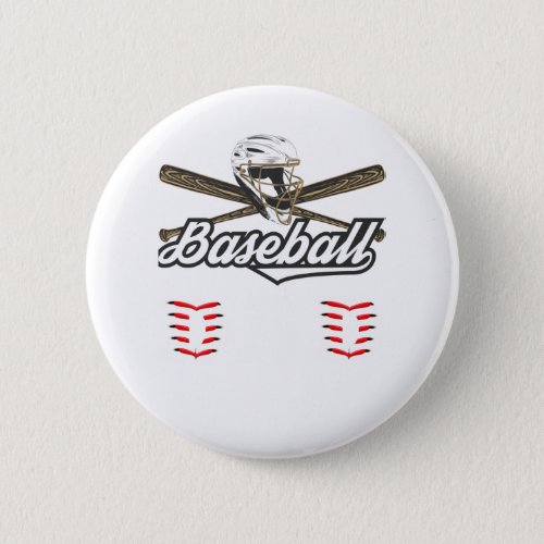 Mens Baseball Dad Best Gift for Fathers  Softball Button