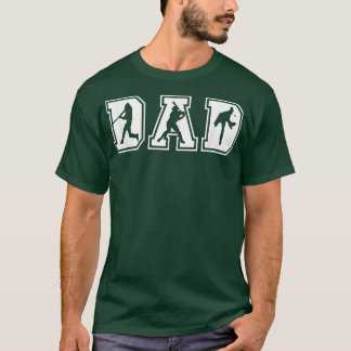Mens Baseball Dad Funny Fathers Day T-Shirt