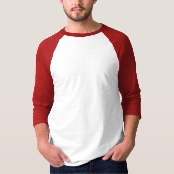 Men's Basic 3/4 Sleeve Raglan T-shirt by KOOLSHADES at Zazzle