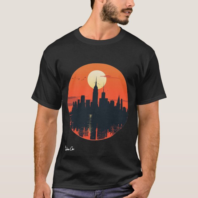 Men's Basic Dark T-Shirt  (Front)