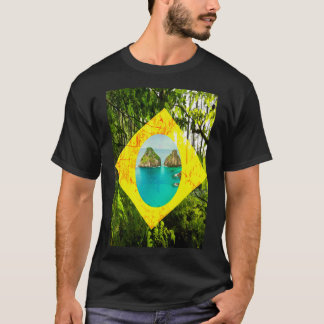 Men's Basic Dark T-Shirt BRAZIL