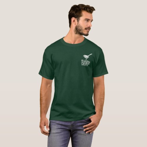 Mens Basic Dark T_Shirt with Vintage Logo
