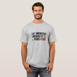 Men's Basic Grey T-Shirt<br><div class="desc">Men's Basic Grey T-Shirt with AUP Logo</div>