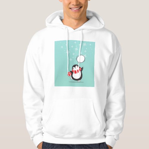 Mens Basic Hooded Sweatshirt