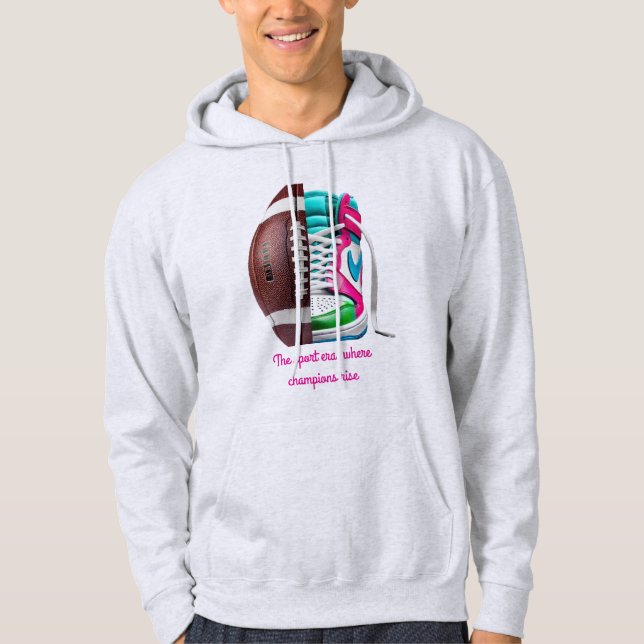 Men's Basic Hooded Sweatshirt (Front)