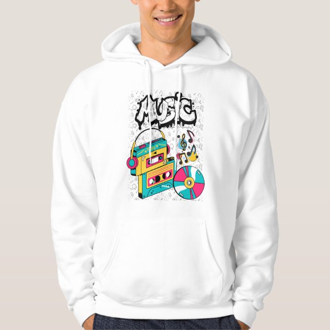 Men's Basic Hooded Sweatshirt (Front)