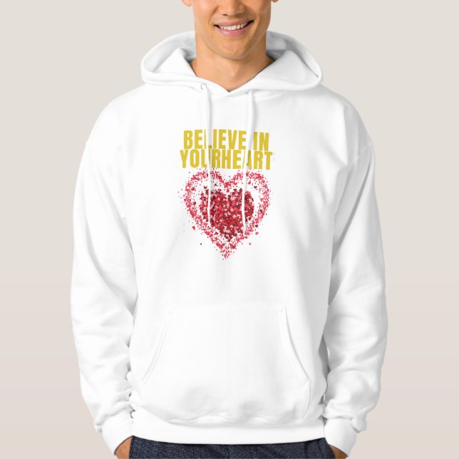 Men's Basic Hooded Sweatshirt (Front)