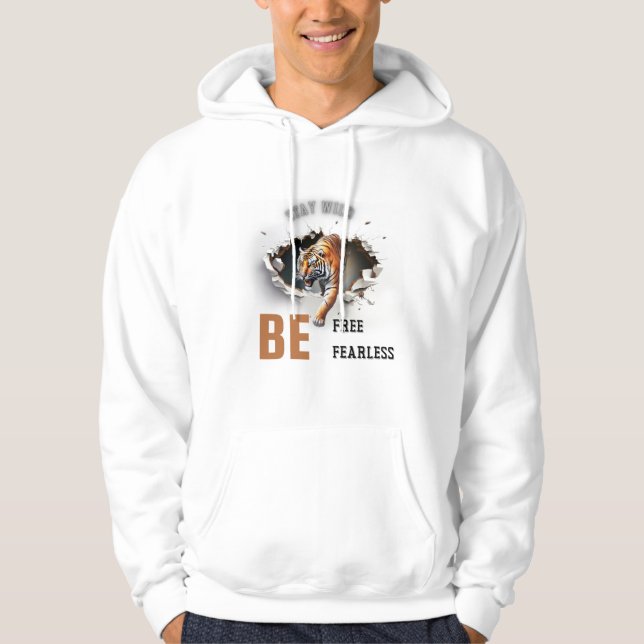 Men's Basic Hooded Sweatshirt (Front)