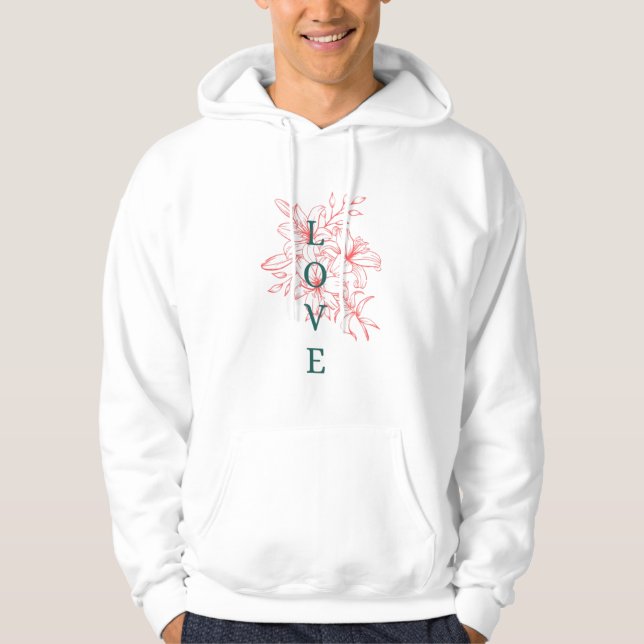 Men's Basic Hooded Sweatshirt  (Front)