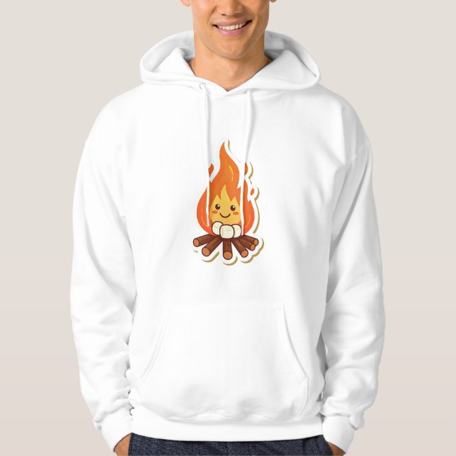 Men's Basic Hooded Sweatshirt – Comfortable Custom (Front)