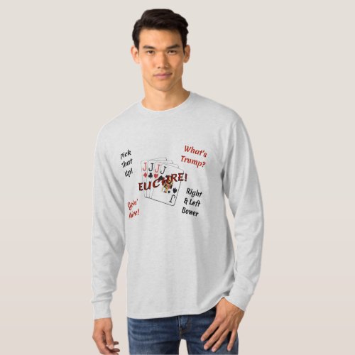 Mens Basic Long Sleeve T_Shirt _ Euchre