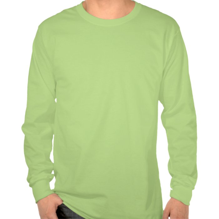 Men's Basic Long Sleeve T Shirt Lime Green