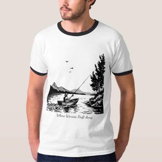 Men's Basic Ringer T-Shirt  (Front)