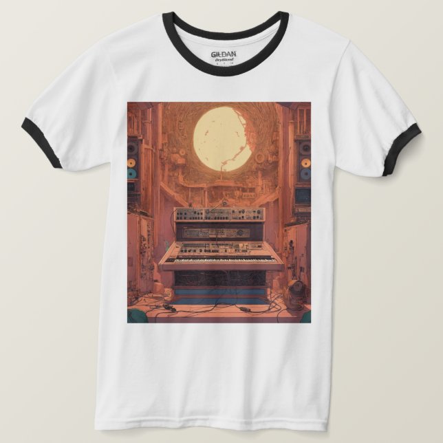 Men's Basic Ringer T-Shirt (Design Front)