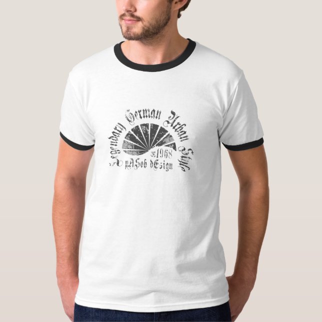 Men's Basic Ringer T-Shirt a template (Front)