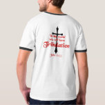 Men&#39;s Basic Ringer T-shirt John 16:33 at Zazzle