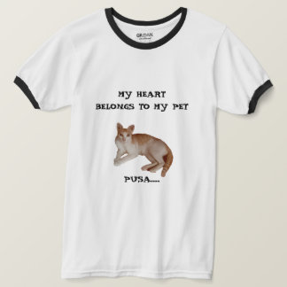 Men's Basic Ringer T-Shirt with Contrasting Neckli