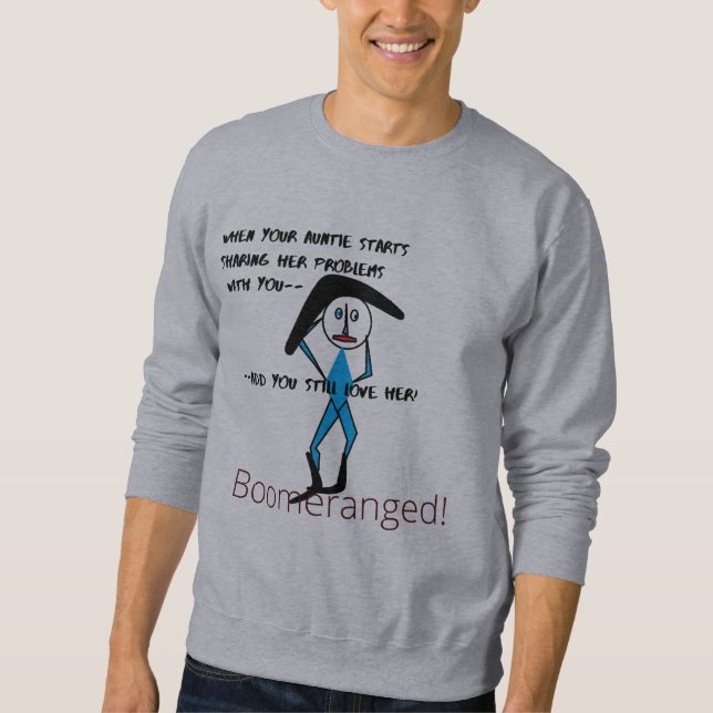 Men's Basic Sweatshirt Boomeranged (Front)